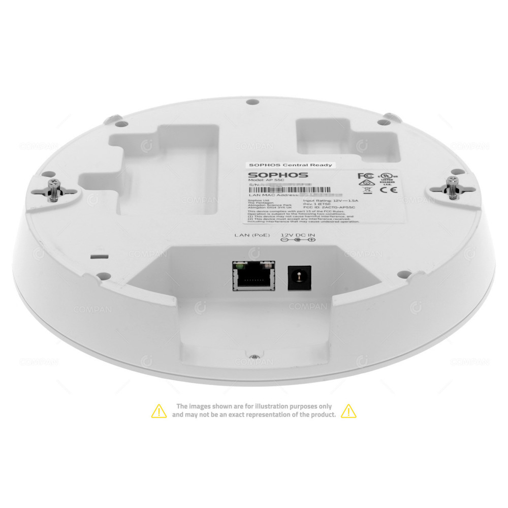 AP 55C ACCESS POINT SOPHOS AP 55C 802.11AC (WI-FI 5), 802.11N (WI-FI 4)