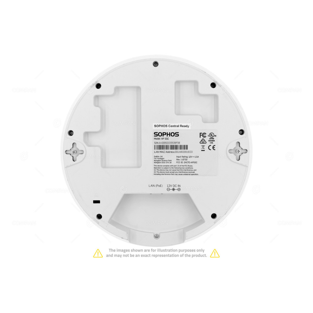 AP 55C ACCESS POINT SOPHOS AP 55C 802.11AC (WI-FI 5), 802.11N (WI-FI 4)