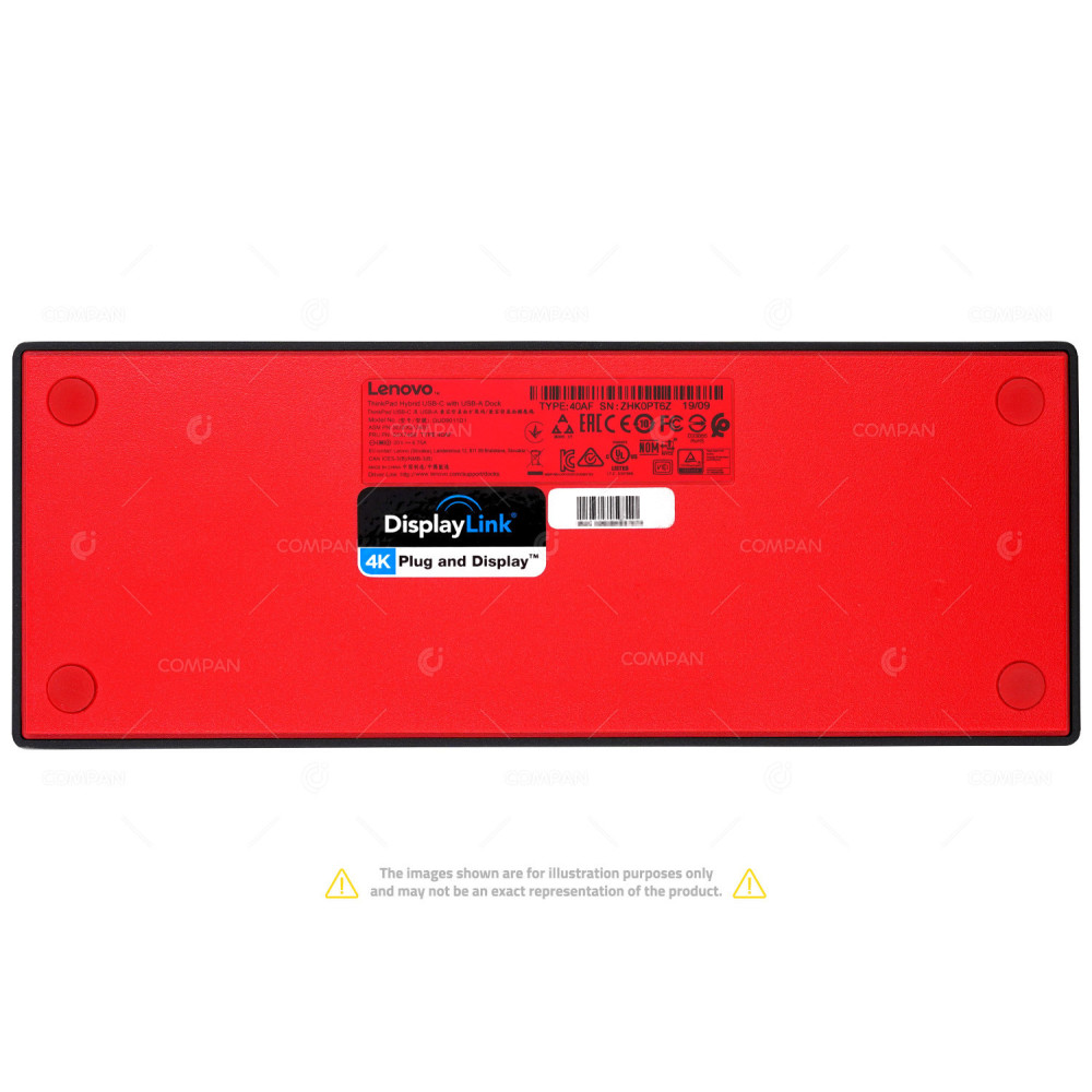 03X7469 LENOVO 40AF THINKPAD HYBRID USB-C WITH USB-A DOCKING STATION WITHOUT POWER SUPPLY SD20Q13457, 40AF