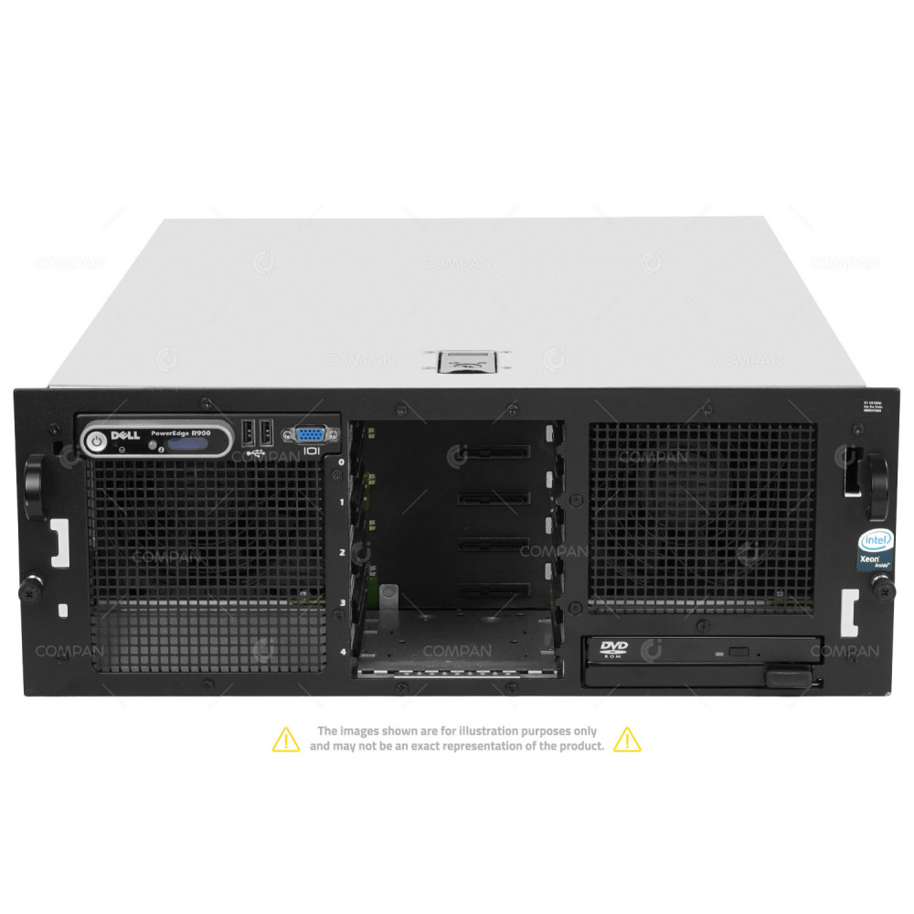 R900-5LFF DELL POWEREDGE R900 4X INTEL XEON X7460 @ 2.66GHZ RAM 128GB(32X 4GB  DDR2 FB-DIMM  32X 667MHZ ) ()