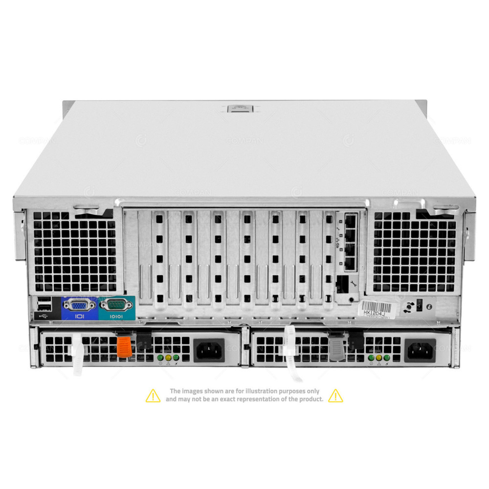 R900-5LFF DELL POWEREDGE R900 4X INTEL XEON X7460 @ 2.66GHZ RAM 128GB(32X 4GB  DDR2 FB-DIMM  32X 667MHZ ) ()