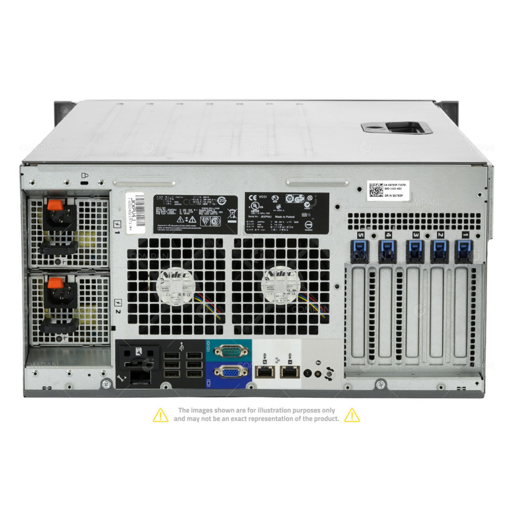 T610-8LFF RACK DELL POWEREDGE T610 2X INTEL XEON L5520 @ 2.27GHZ RAM 24GB(6X 4GB  DDR3  6X 1066MHZ ) () -