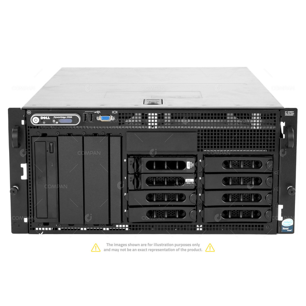 2900-8LFF DELL POWEREDGE 2900 2X INTEL XEON X5460 @ 3.16GHZ RAM 2048(4X 512MIB  DDR2 FB-DIMM  4X 667MHZ ) ()