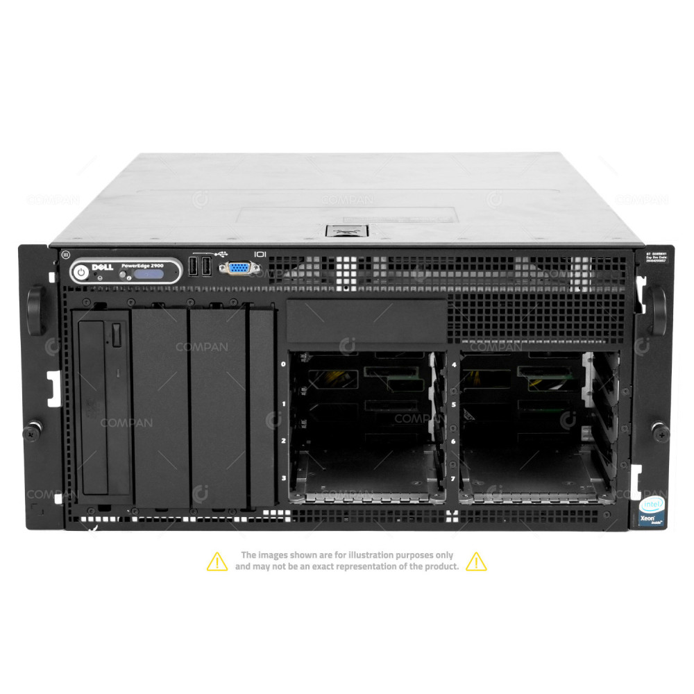 2900-8LFF DELL POWEREDGE 2900 2X INTEL XEON X5460 @ 3.16GHZ RAM 2048(4X 512MIB  DDR2 FB-DIMM  4X 667MHZ ) ()