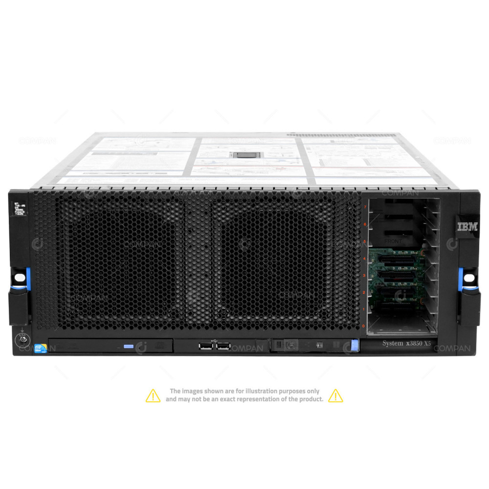 X3850 X5-8SFF IBM SYSTEM X3850 X5 -[71454RG]- 4X INTEL XEON X7550 @ 2.00GHZ RAM 128GB(32X 4GB  DDR3  32X 1066MHZ ) 3X 146 GB (3X SAS )
