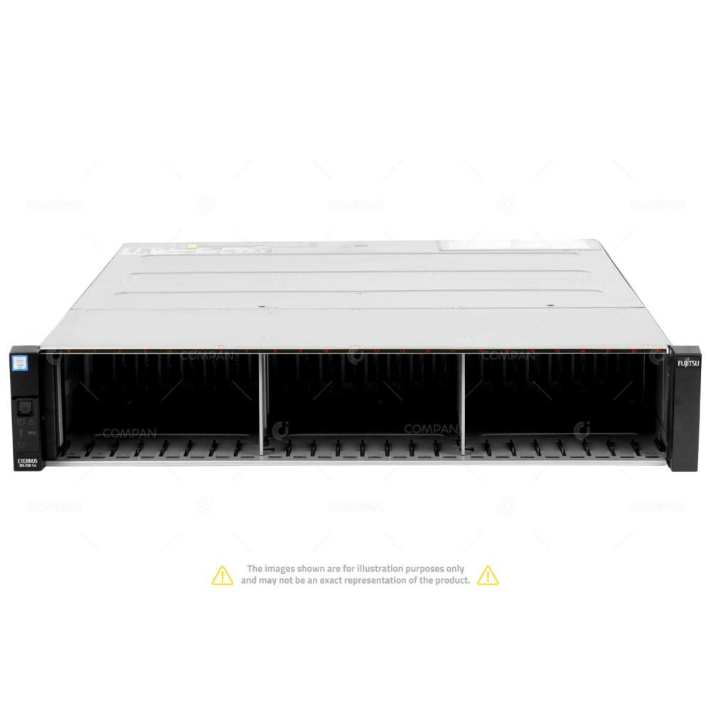 ET204AU FUJITSU  ETERNUS DX200 S4 BASE  24 BAY 2.5" ENCLOSURE WITHOUT RACK EAR COVERS CA7662-B202, CA7662-D202