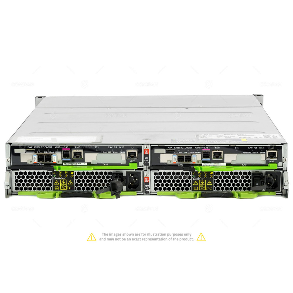 ET204AU FUJITSU  ETERNUS DX200 S4 BASE  24 BAY 2.5" ENCLOSURE WITHOUT RACK EAR COVERS CA7662-B202, CA7662-D202