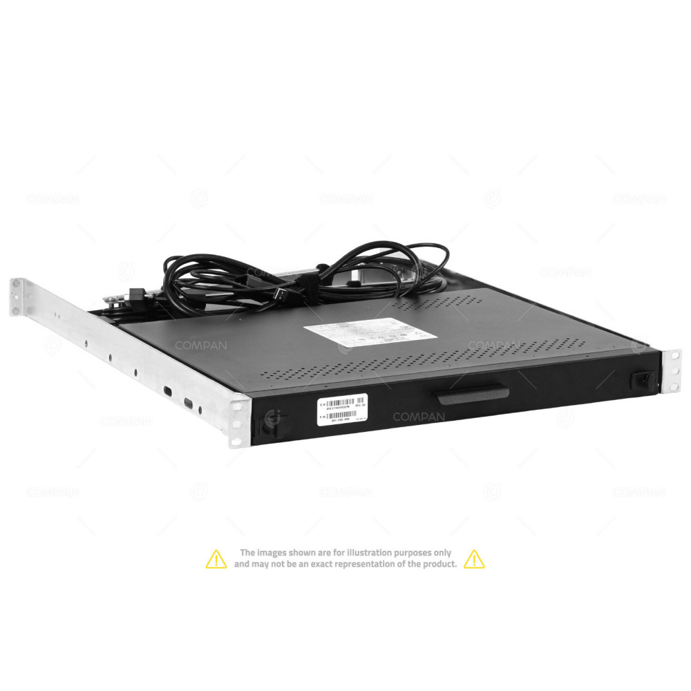 091-000-096 EMC 18.5 LCD RACKMOUNT KVM CONSOLE WITH RAILS QWERTY US 1099-002, 520-907-504, 620-853-502