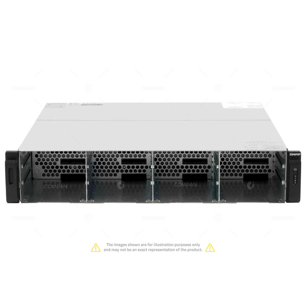 TS-EC1280U QNAP 12-BAY 3,5" 4X 1GB ETHERNET 2X 10GB SFP+ 12TB (12X 1TB SSD) NAS SERVER TS-EC1280U-RP