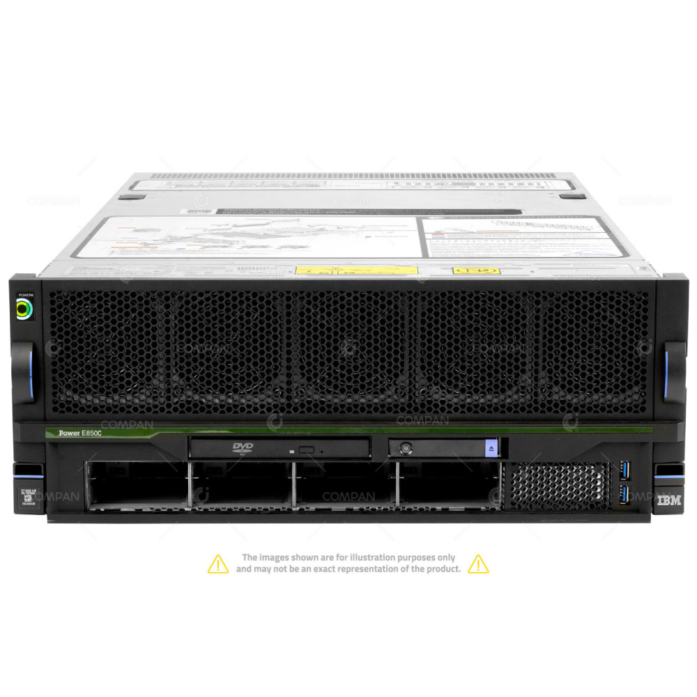 E850C IBM POWER8 E850C SERVER 4X IBM 10 CORE @ 3.957 GHZ RAM 4TB (32X 128GB DDR4 32X 1600MHZ) 8408-44E