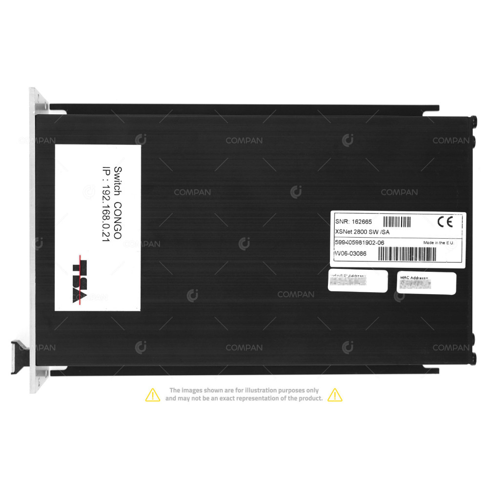 599405981902-06 SIQURA XSNET 2800 SW/SA 8 + 2-PORT MANAGED GIGABIT ETHERNET SWITCH W06-03086