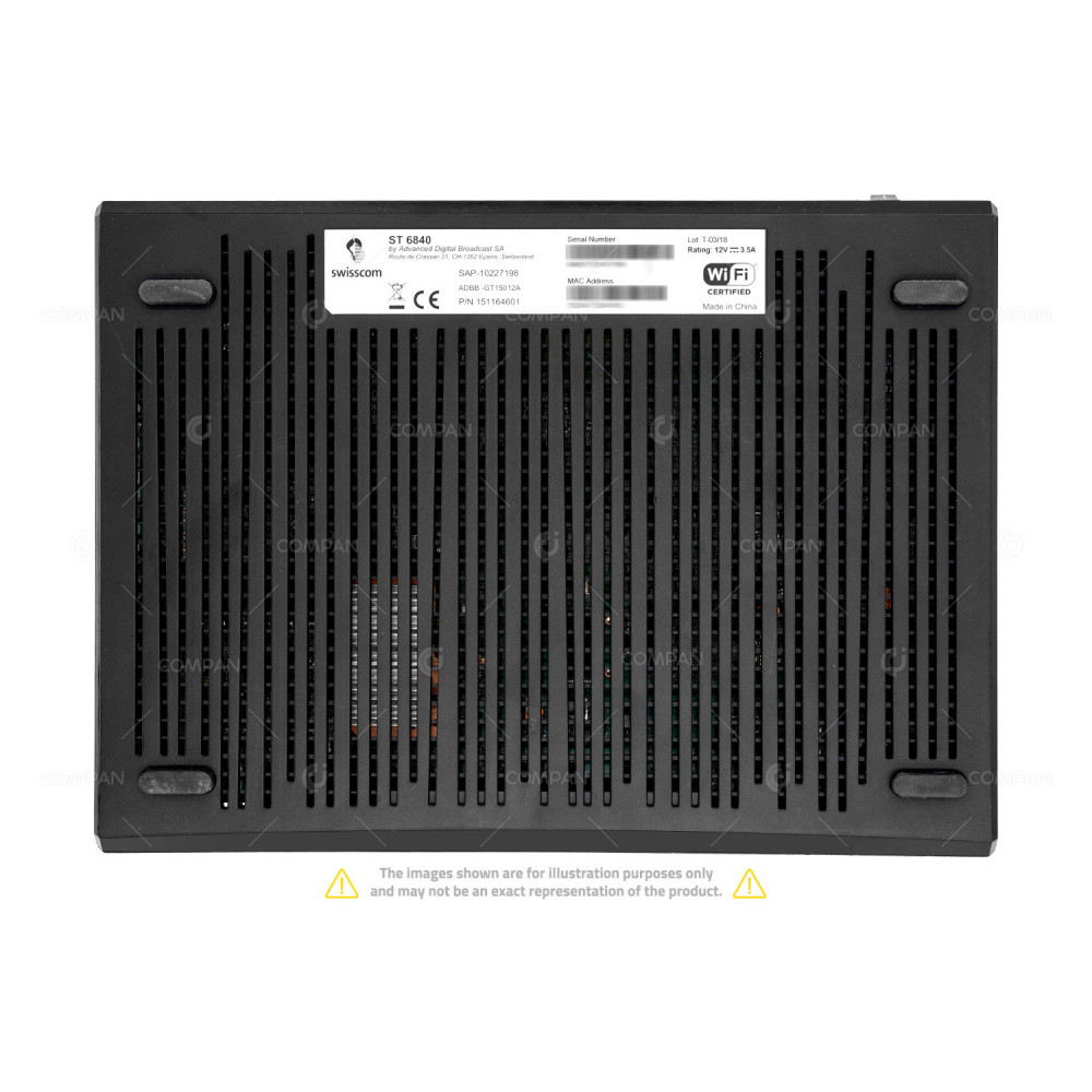 ST6840 SWISSCOM CENTRO BUSINESS 2.0 ROUTER 151164601, GT15012A, 10227198