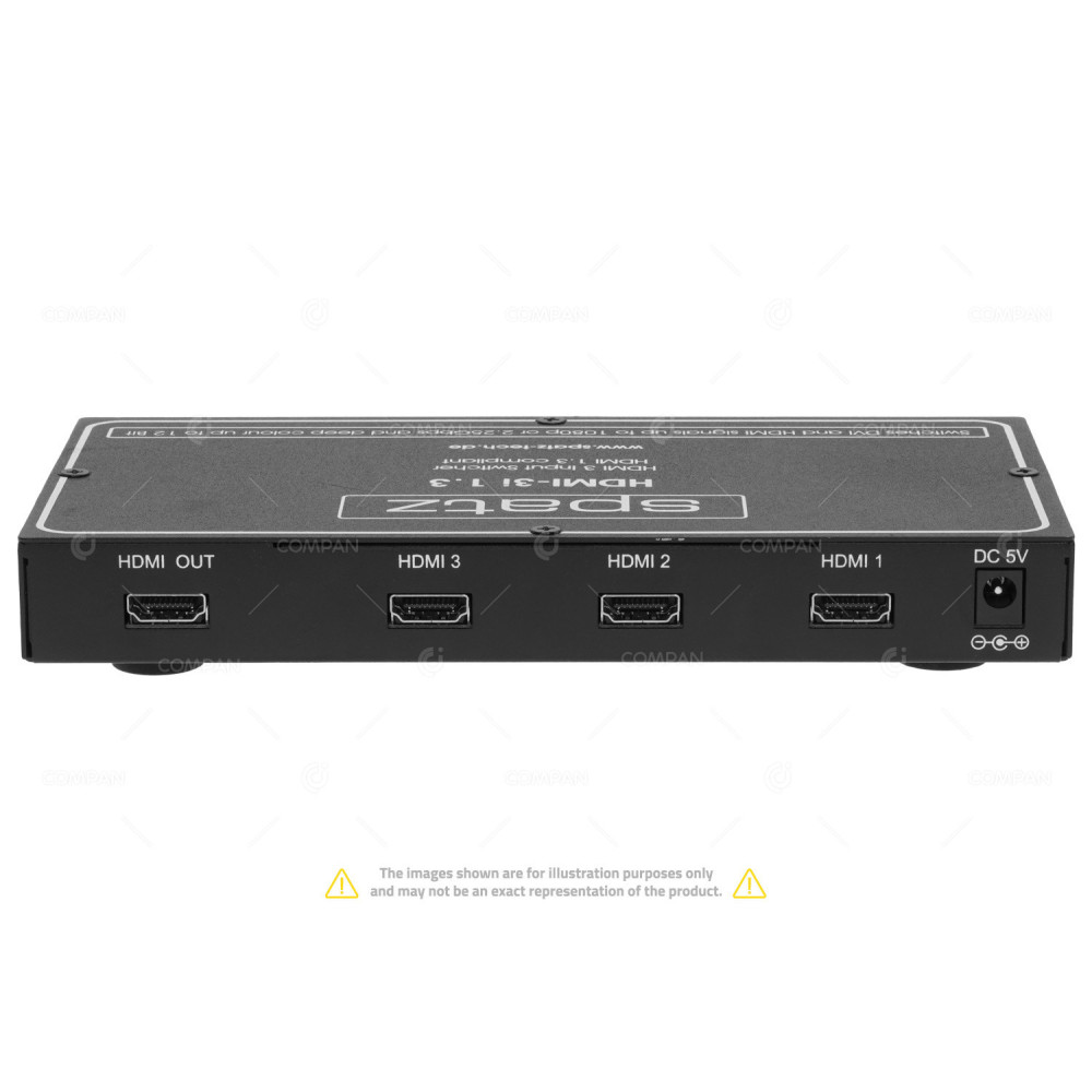 HDMI-3I SPATZ HDMI-3I, 3-WAY SWITCH FOR DVI OR HDMI SIGNALS HDMI-3I 1.3