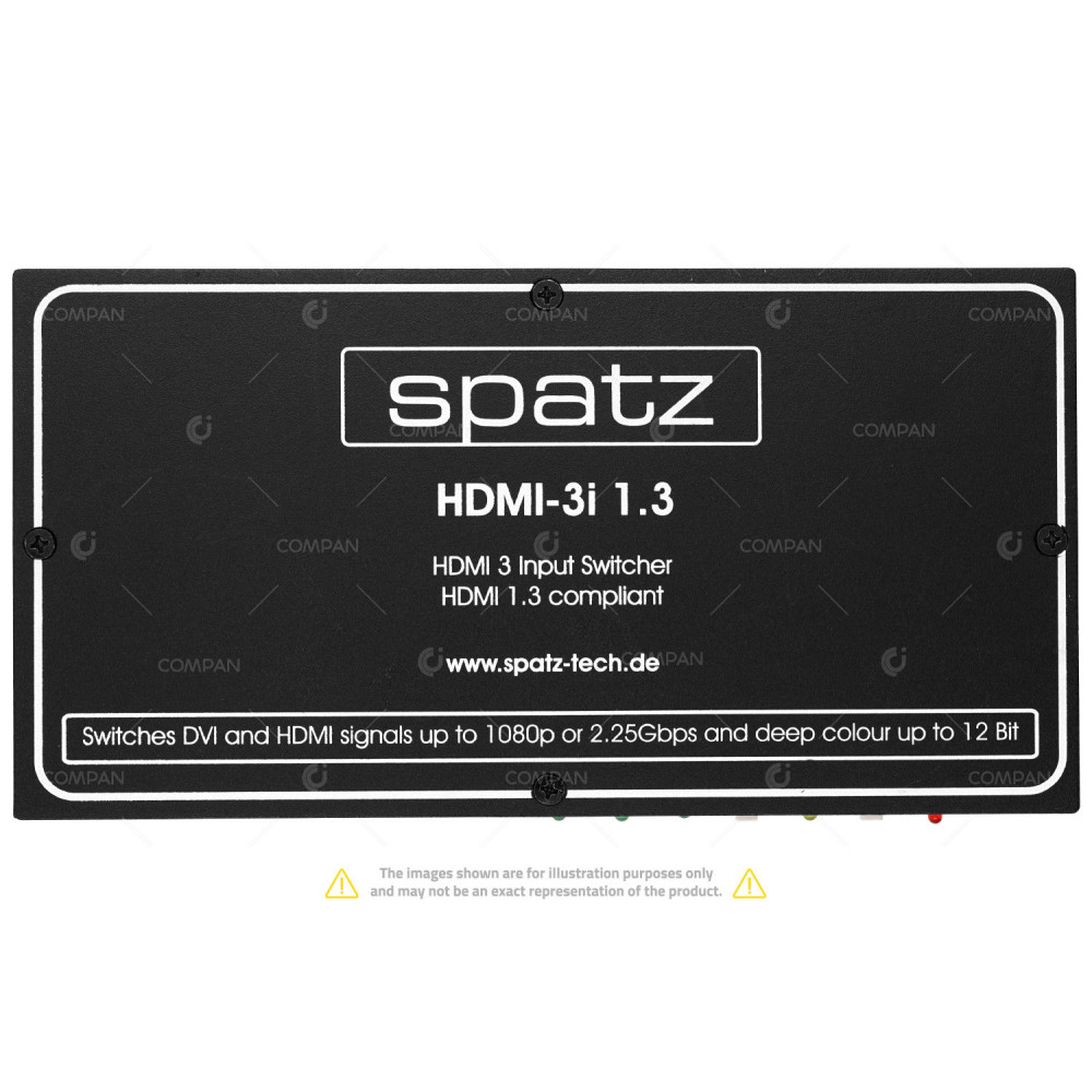 HDMI-3I SPATZ HDMI-3I, 3-WAY SWITCH FOR DVI OR HDMI SIGNALS HDMI-3I 1.3