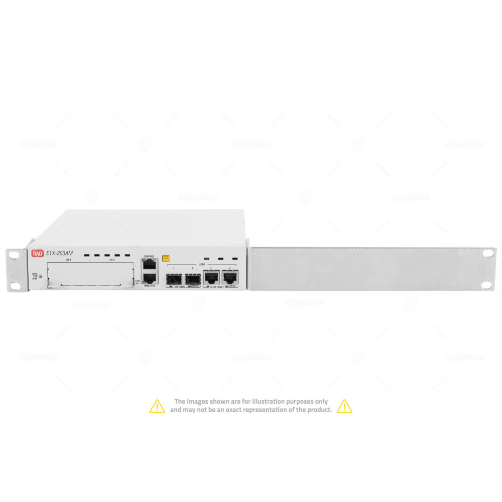 6660630000 RAD ETX-203AM UNIVERSAL CARRIER ETHERNET DEMARCATION DEVICE WITH RACK EARS -