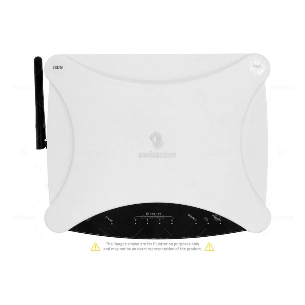 9F MOTOROLA SWISSCOM 0X9F 4 PORT ETHERNET ROUTER 7357-84-20SC, SAP-125533