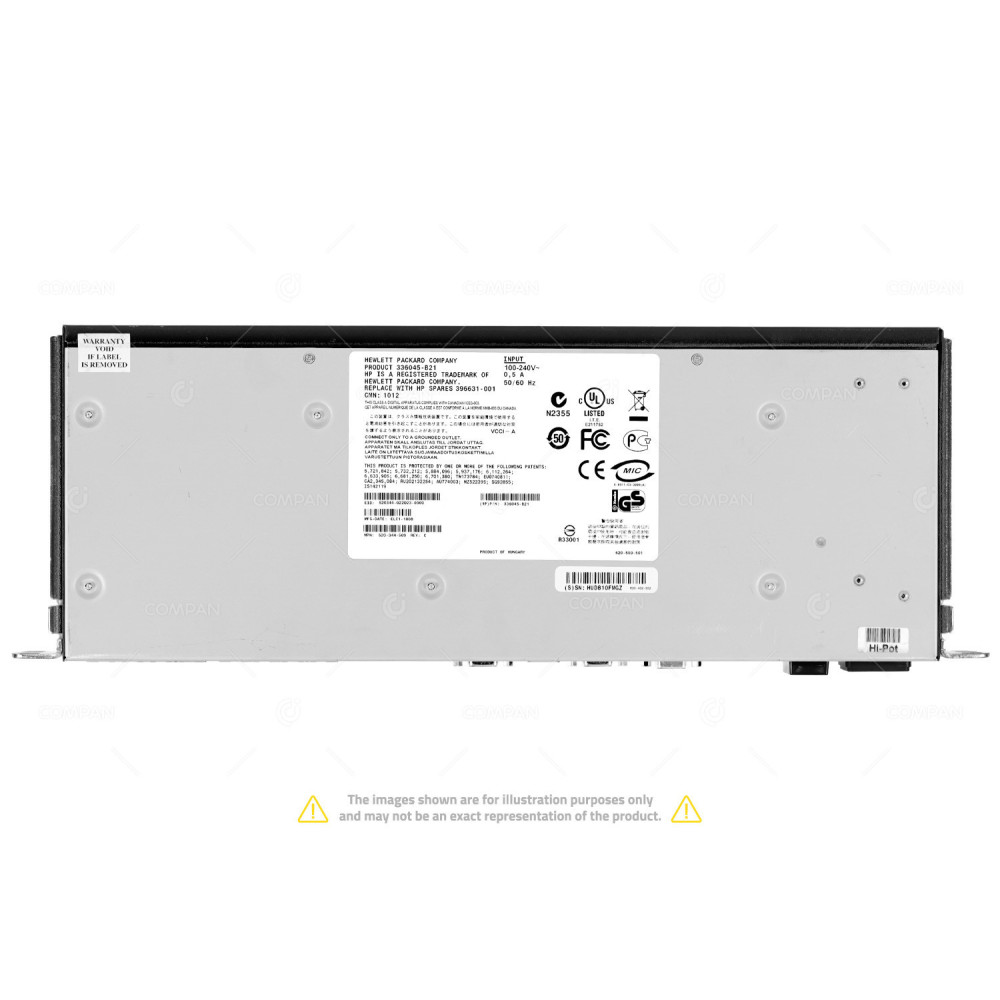 396631-001 HP 16PORT CAT5 KVM SWITCH 336045-B21, 520-344-509, 620-402-501