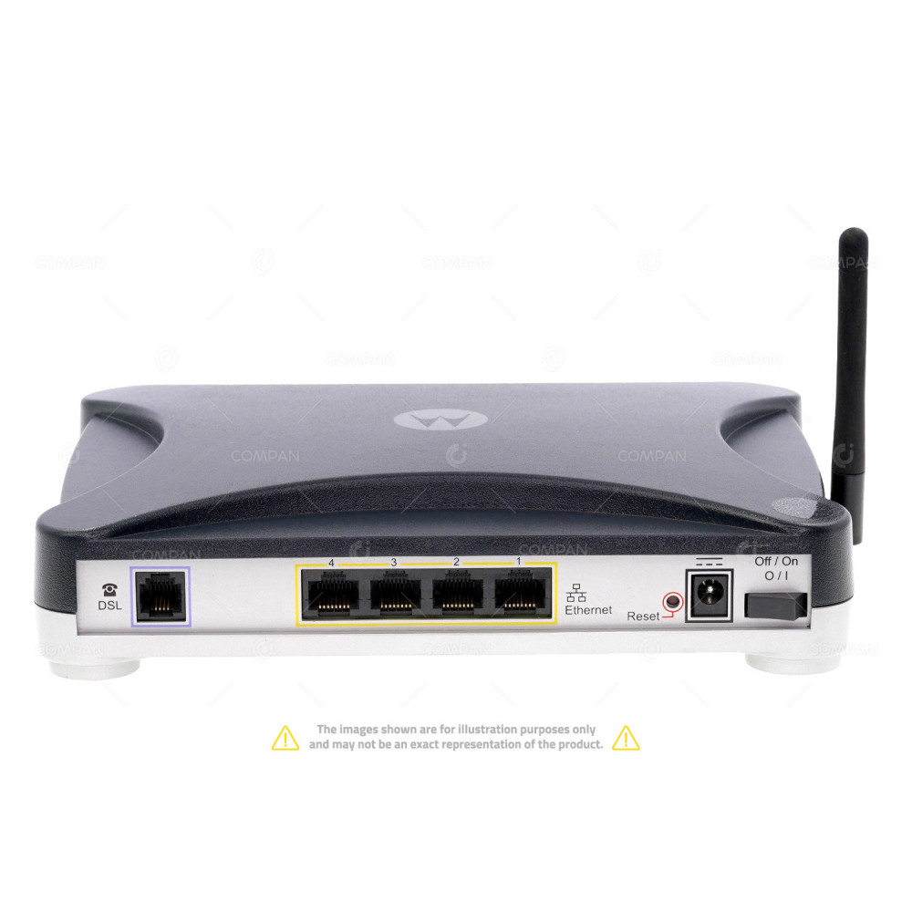 DF MOTOROLA 0XDF 4 PORT ETHERNET ROUTER 3357-02-20SC