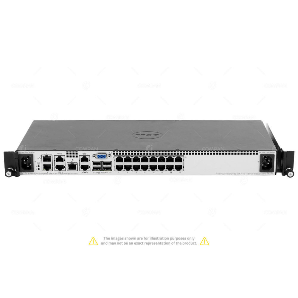 520-663-503 DELL VERTIV MPU2016 16PORT DIGITAL KVM SWITCH WITH RACK EARS 620-1147-501