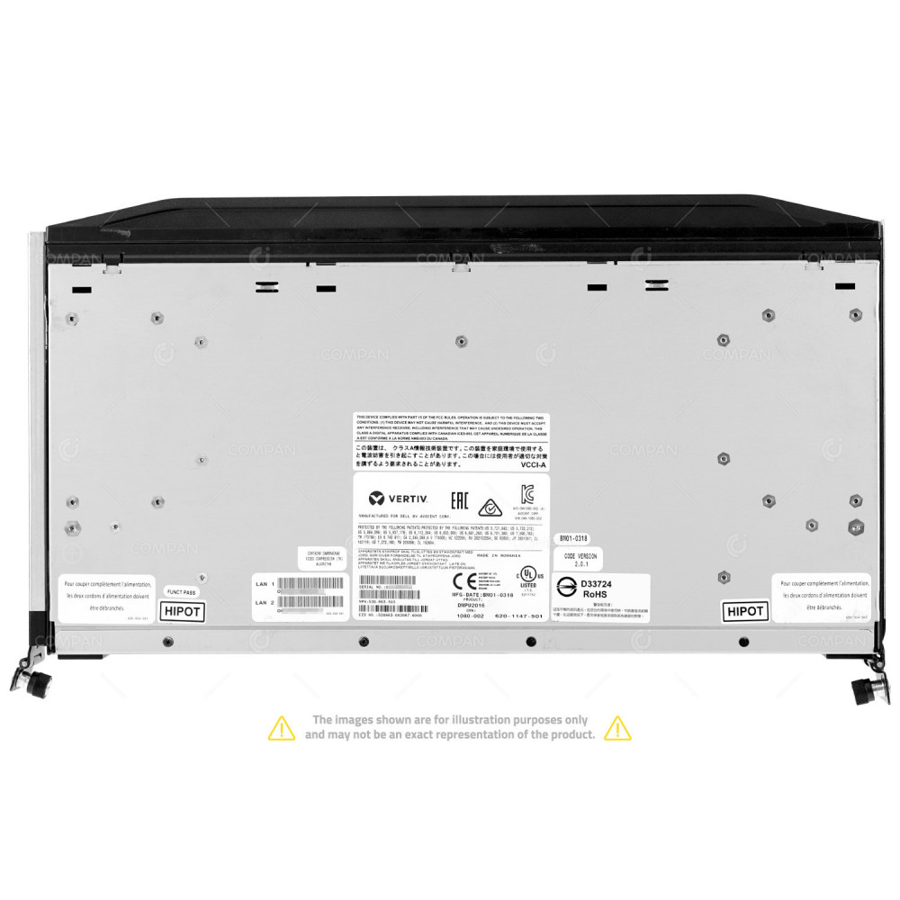 520-663-503 DELL VERTIV MPU2016 16PORT DIGITAL KVM SWITCH WITH RACK EARS 620-1147-501