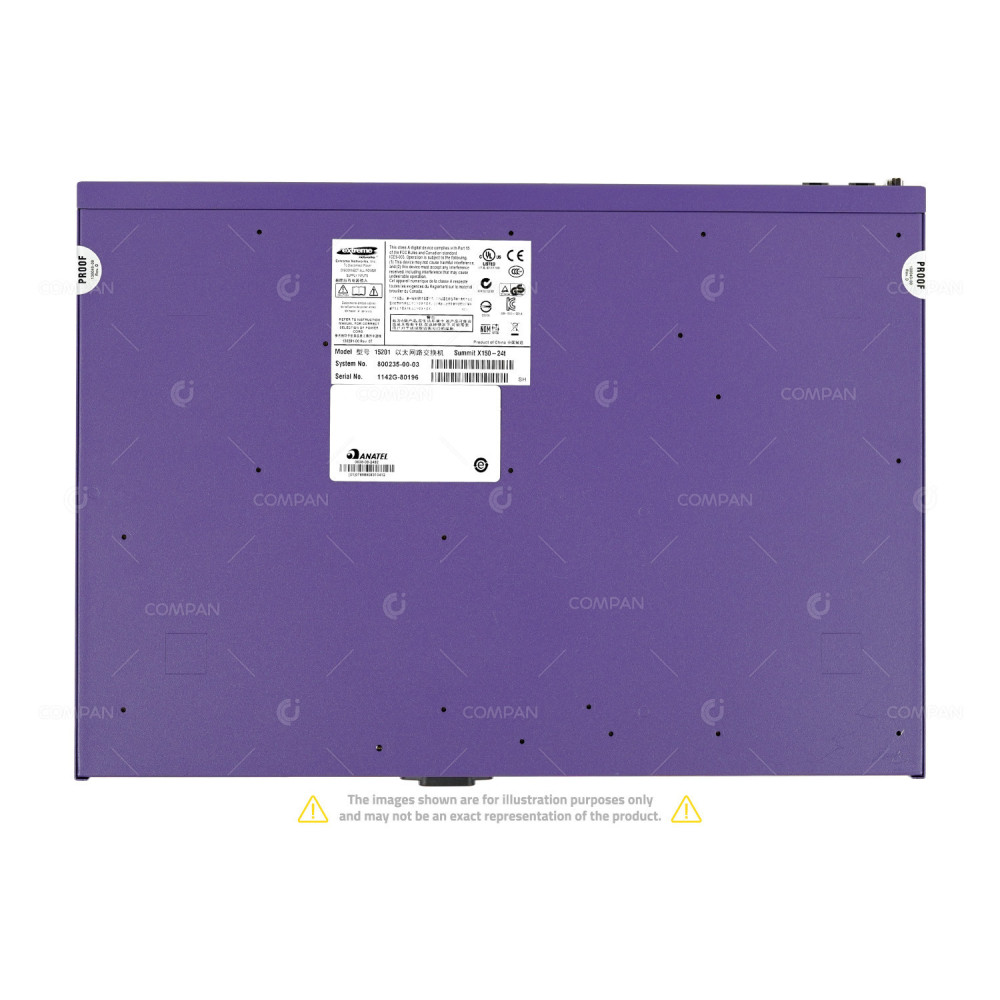 15201 EXTREME NETWORKS SUMMIT X150-24T 24PORT 100MB SWITCH 800235-00-03
