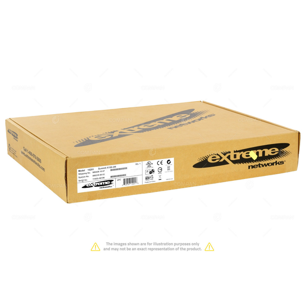 15201 EXTREME NETWORKS SUMMIT X150-24T 24PORT 100MB SWITCH 800235-00-03