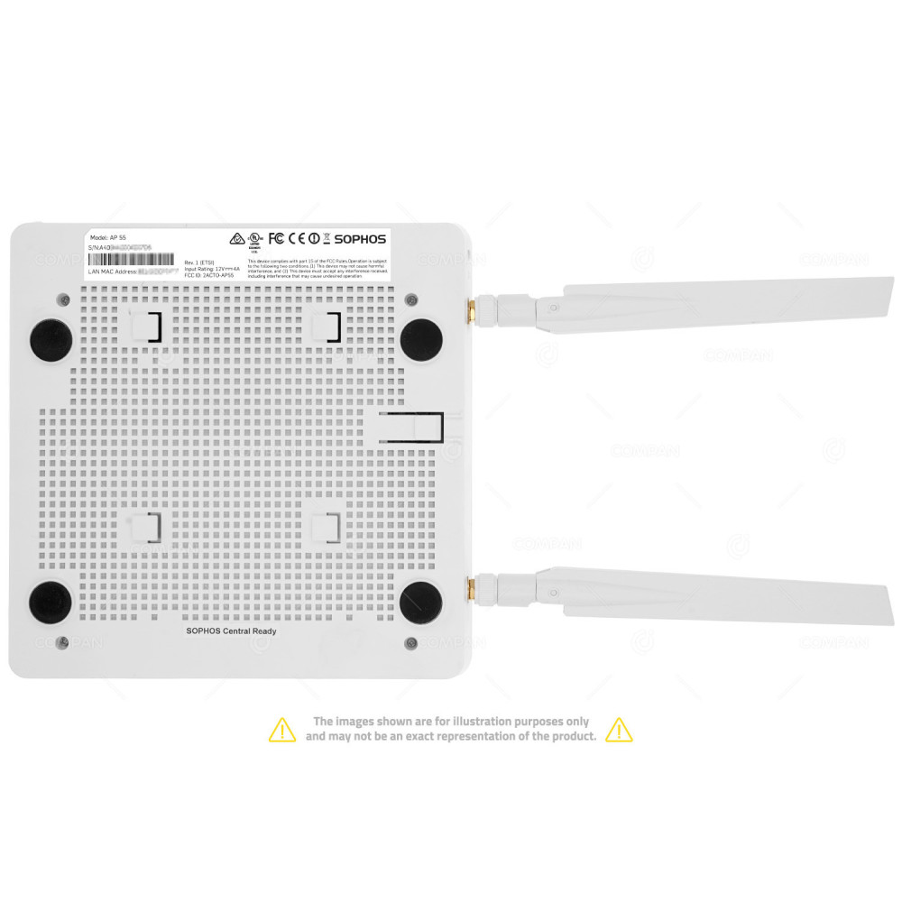 AP55 SOPHOS AP55 WIRELESS ACCESS POINT 1 PORT 1GB ETHERNET MANAGABLE 2ACTO-AP55
