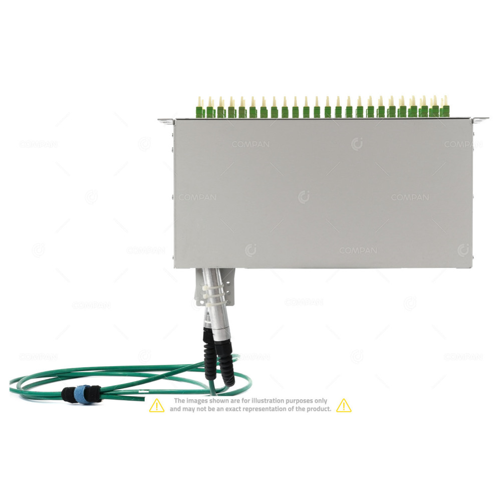 FSFCPB24P FIBERSWISS DUAL 19' 1U 24 FC PORT PATCHBAY WITH RACKMOUNT, CABLE -