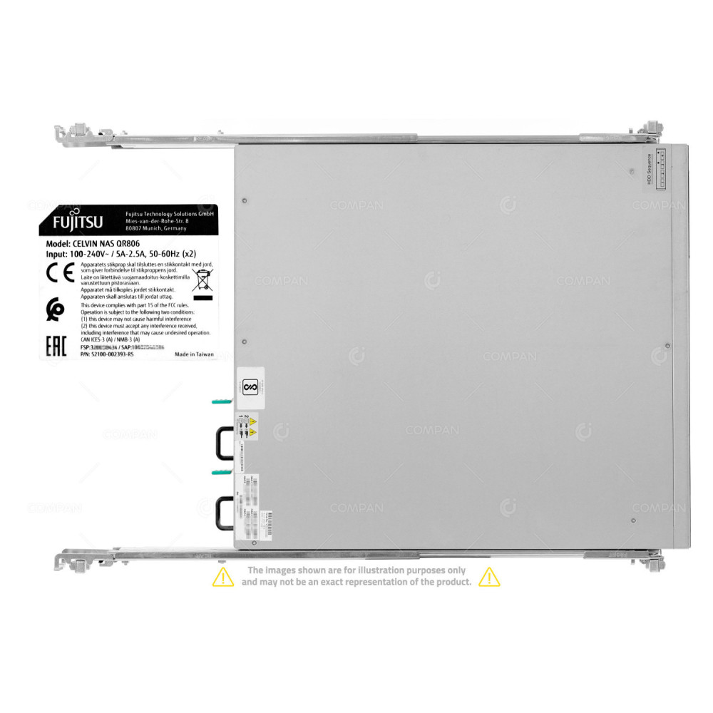 QR806 FUJITSU CELVIN QR806 NAS SERVER 1U RACK 4 BAY 3,5 LFF 24TB SATA 4X 6TB S26341-F107-L846