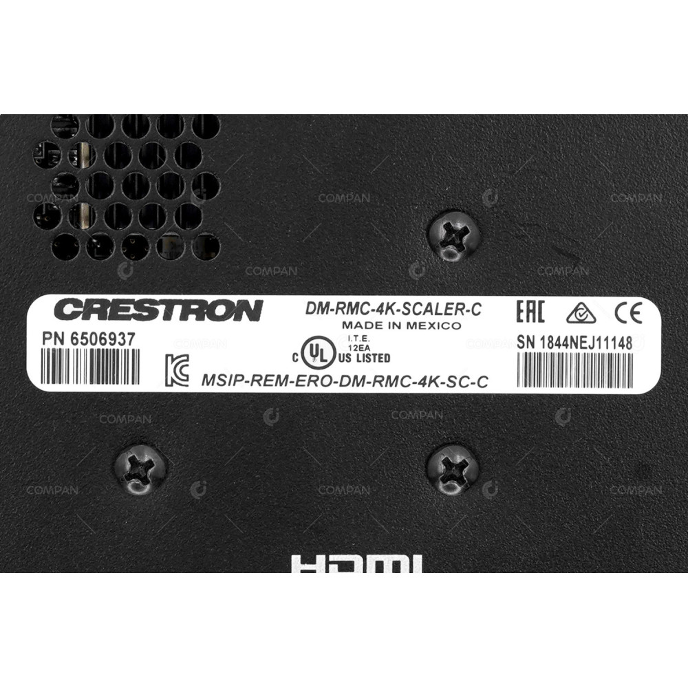 DM-RMC-4K-SCALER-C CRESTRON DM-RMC-4K-SCALER-C DM 8G+ RECEIVER, 4K/60 VIDEO SCALER WITH AC ADAPTER 6506937