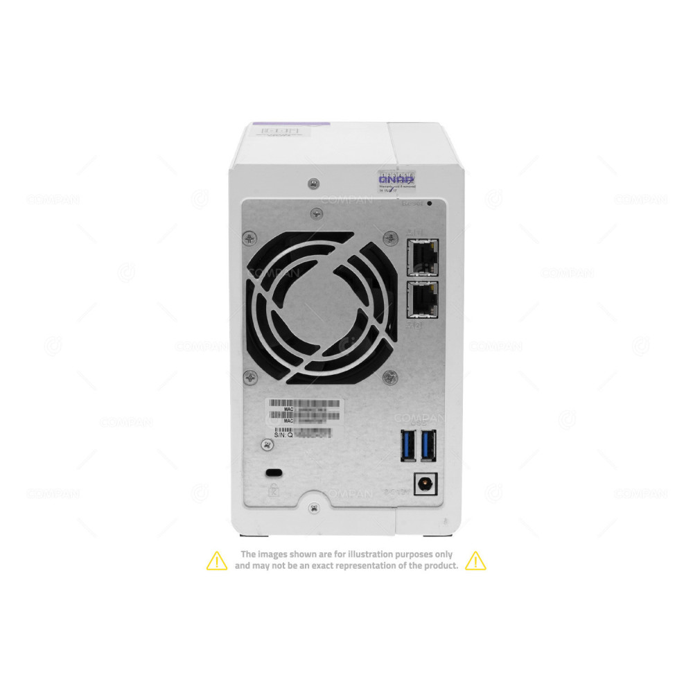 TS-231P QNAP TS-231P 2BAY LFF SATA PERSONAL CLOUD NAS SERVER WITHOUT AC ADAPTER 52100-002454-RS