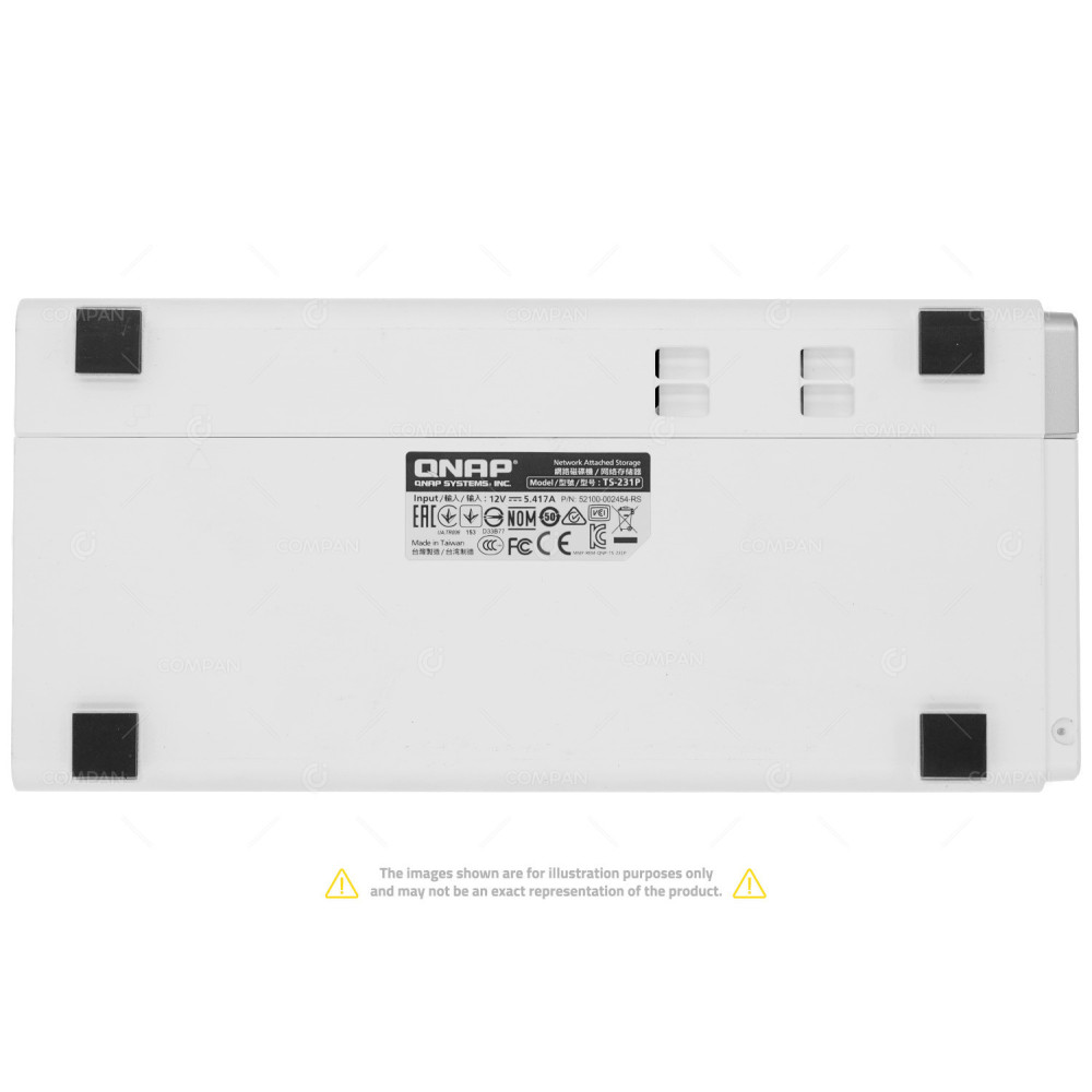 TS-231P QNAP TS-231P 2BAY LFF SATA PERSONAL CLOUD NAS SERVER WITHOUT AC ADAPTER 52100-002454-RS