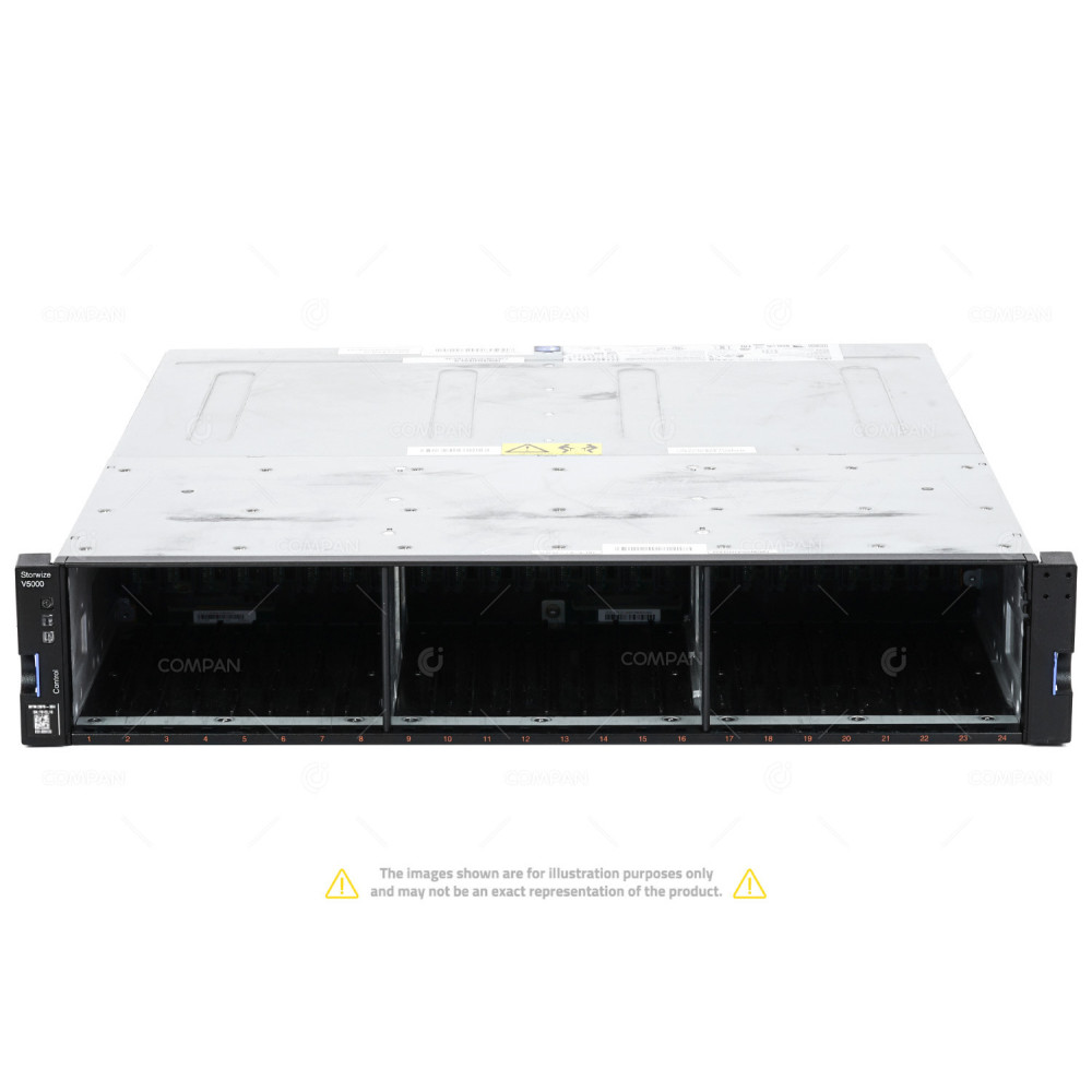 2072-324 IBM STORWIZE V5030E  24BAY 2.5 SFF DUAL CONTROLLER ENCLOSURE 1P02PX510, 01AC381
