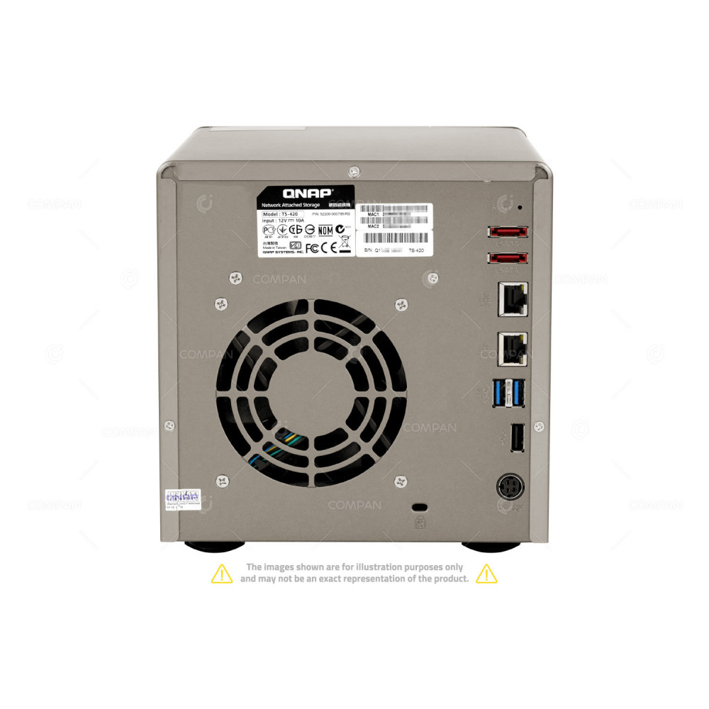 TS-420 QNAP TS-420 4-BAY LFF NAS SERVER 52200-000798-RS