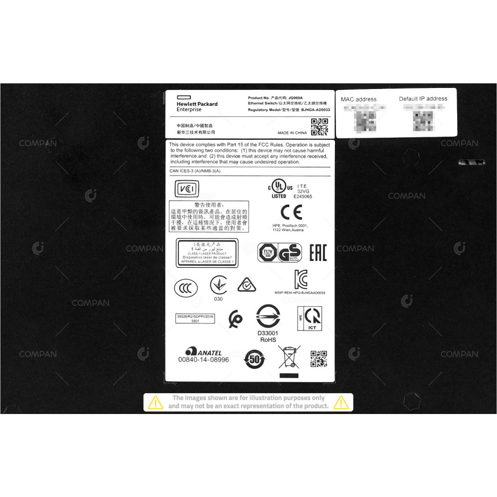 JG960A HPE 1950 24 PORT 1GB ETHERNET 2 PORT 10GB SFP+ 2 PORT 10GB ETHERNET SWITCH 1950-24G-2SFP+-2XGT