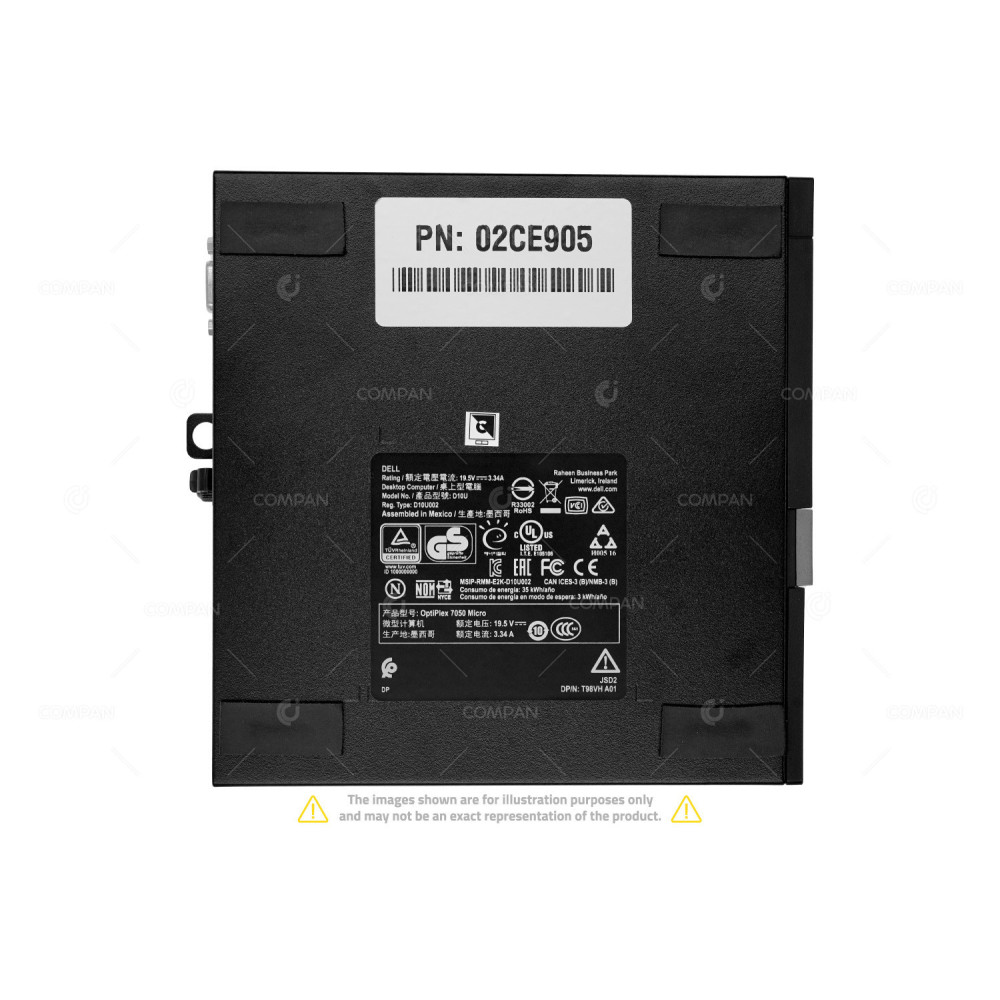 02CE258 IBM DELL OPTIPLEX 7050 1X INTEL CORE I3-6100T 3.20GHZ RAM 8GB 1X 500 GB HDD FOR IBM 1U RACK CABINET WITH POWER SUPPLY 02CE259, D10U