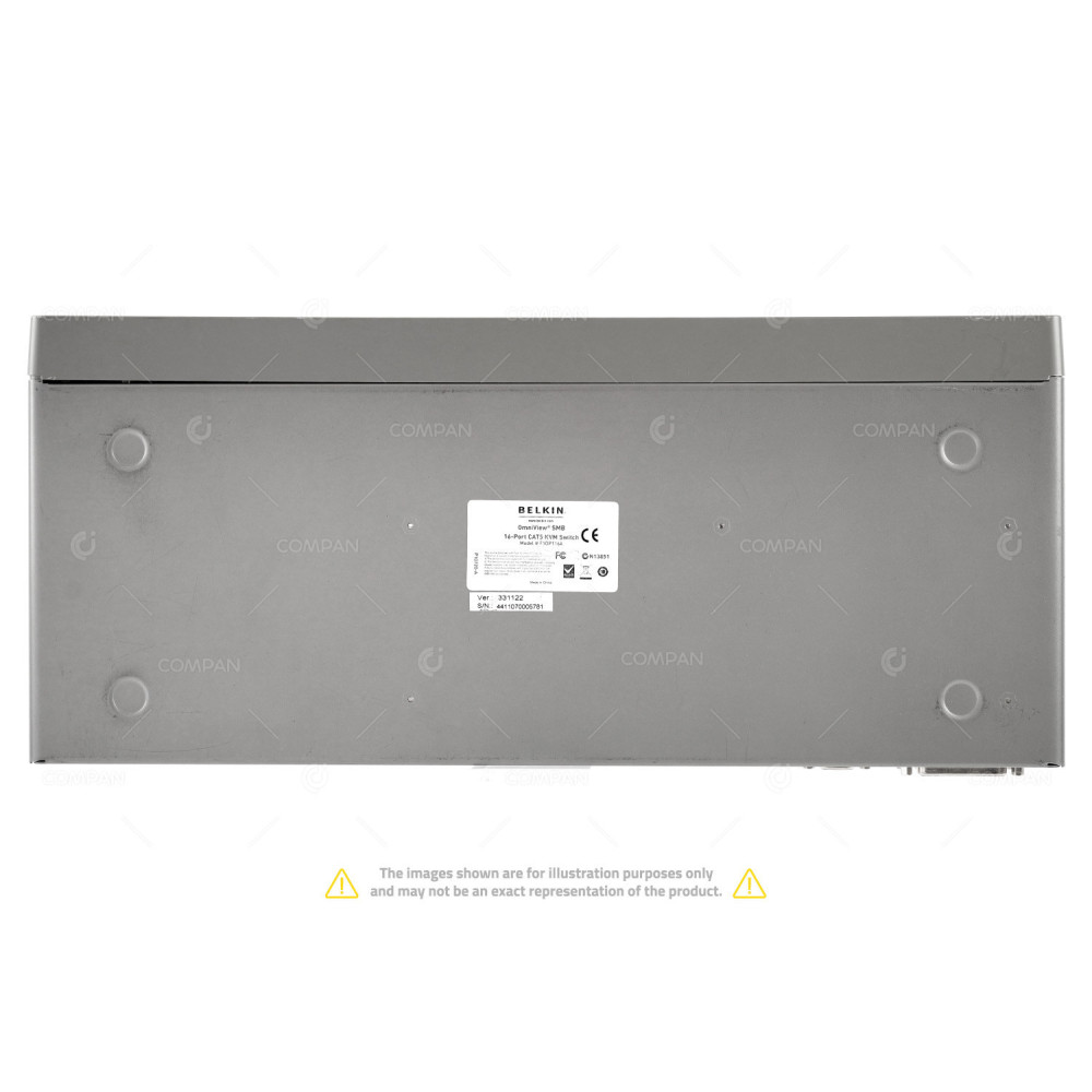 F1DP116A BELKIN 16 PORT CAT5 KVM SWITCH WITHOUT FRONT PANEL -