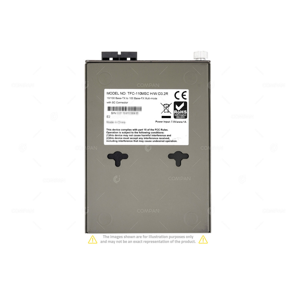 TFC-110MSC TRENDNET 100MB BASETX TO 100MB BASEFX MULTI-MODE MEDIA CONVERTER WITHOUT POWER SUPPLY -