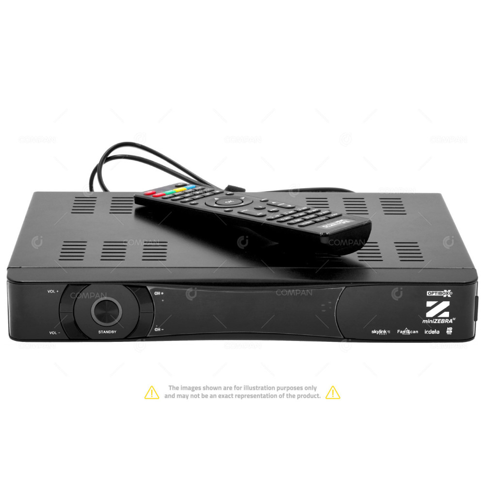 MINIZEBRA OPTIBOX MINIZEBRA FULL HD SATELLITE RECEIVER WITH PILOT -