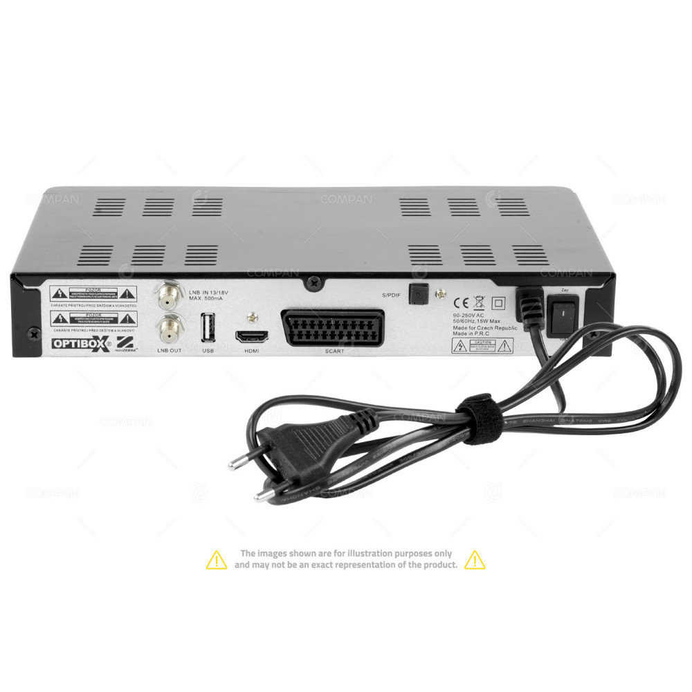 MINIZEBRA OPTIBOX MINIZEBRA FULL HD SATELLITE RECEIVER WITH PILOT -