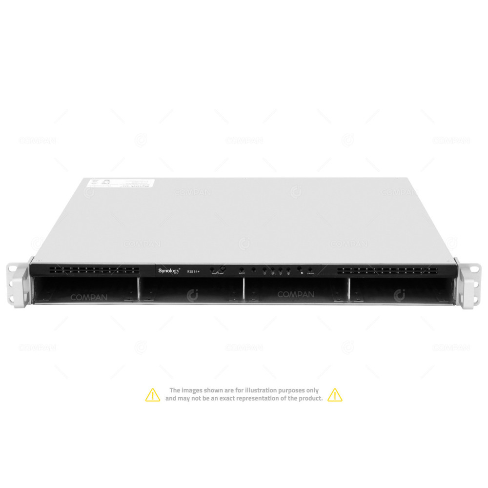 RS814 SYNOLOGY RS814 4 BAY 3.5 LFF NAS SERVER 1X 1GB SATA -