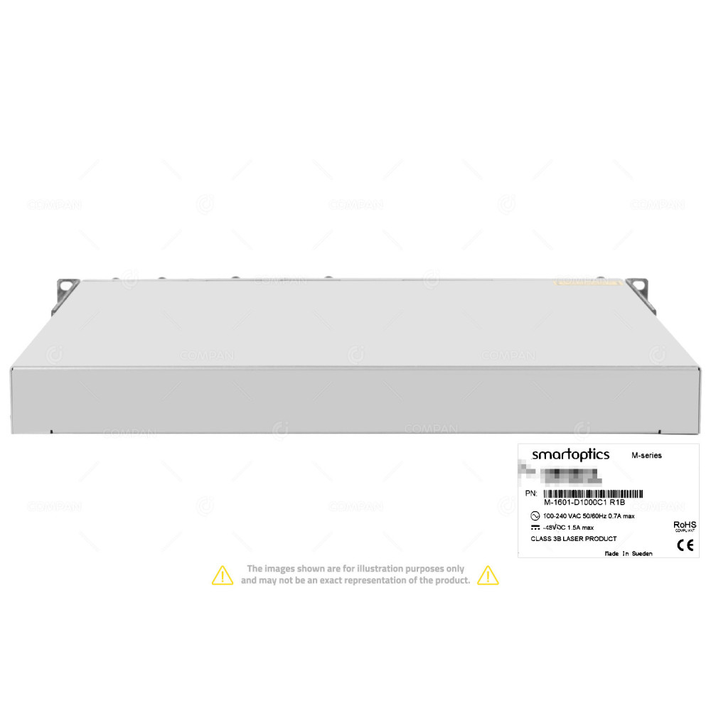 M-1601-D1000C1 SMARTOPTICS 16 PORT 16GB FC 3 PORT 1GB BASE-T DWDM EXTENSION PLATFORM M-1601