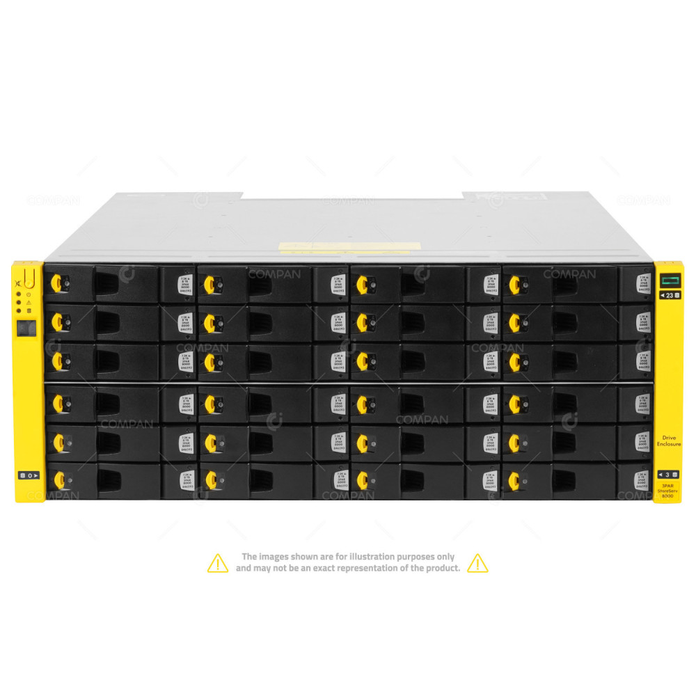 H6Z27A HP 3PAR STORESERV 8000 24BAY LFF 12G SAS DRIVE ENCLOSURE 0996224-04, 756485-001