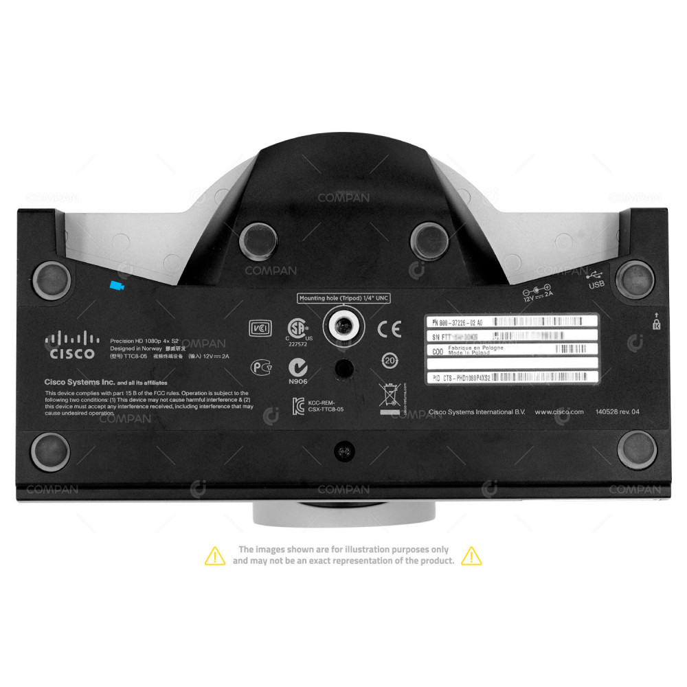 800-37226-03 CISCO WEBCAM PRECISION HD INCOMPLETE 800-37226-03