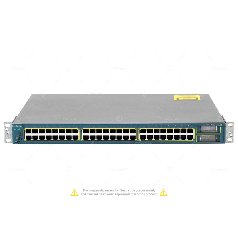 WS-C3548-XL-EN CISCO CATALYST 3548 48 PORT 100MB ETHERNET 2 PORT GBIC SWITCH -