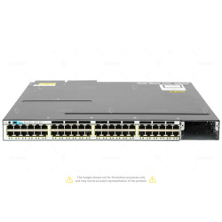 WS-C3750X-48P-S CISCO CATALYST 3750X 48 PORT 1GB ETHERNET POE SWITCH WITH RACK EARS C3750X, 3750X
