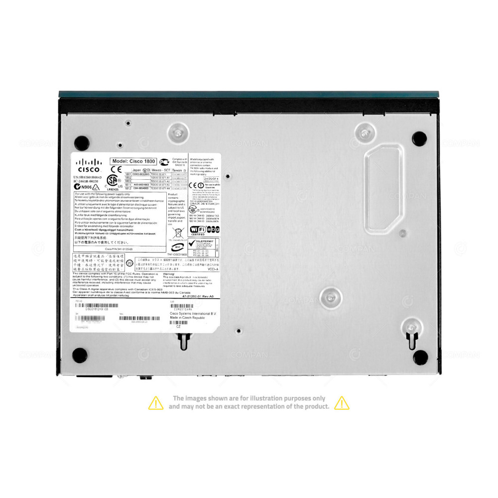 CISCO1812 K9 CISCO 1812 2  PORT 100MB ETHERNET WAN  8 PORT 100MB ETHERNET LAN INTEGRATED SERVICES ROUTER 341-0135-03, 460276