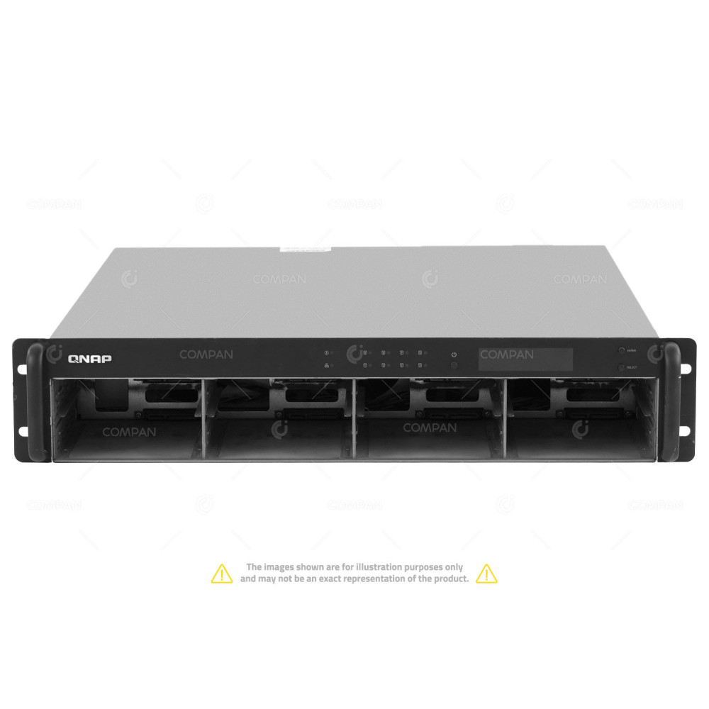 TS-809U QNAP 2U 8 BAY LFF  SATA NAS SERVER 52100-000909-RS
