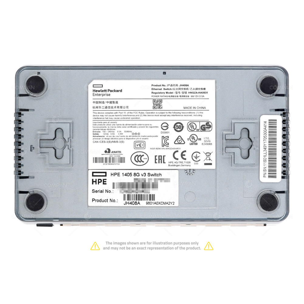 JH408A HPE OFFICECONNECT 1405 SERIES 8 PORT SWITCH HNGZA-HA0031, 1405
