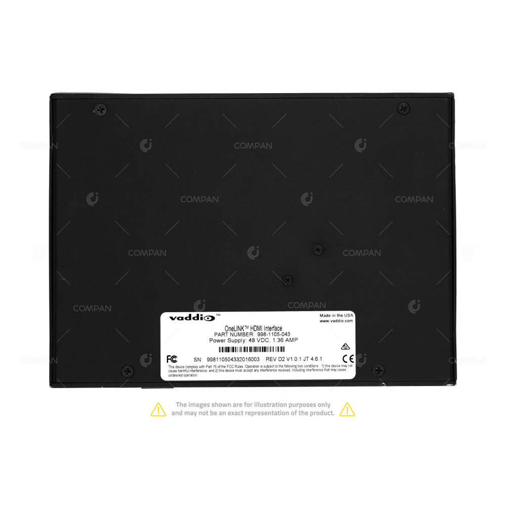 999-1105-043 VADDIO ONELINK HDMI EXTENSION FOR VADDIO HDBASET CAMERAS WITHOUT POWER SUPPLY -